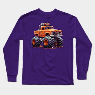 Halloween Monster Truck Long Sleeve T-Shirt